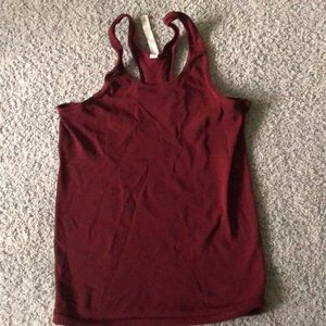 Lululemon tank top maroon